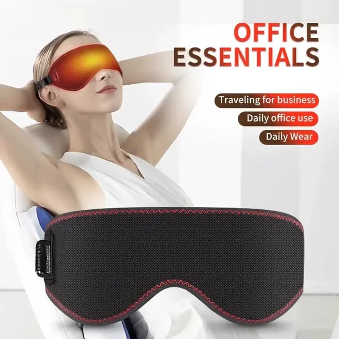 Masque pour les yeux chauffant pour les yeux secs avec 3 niveaux de chaleur compresse chaude compres
