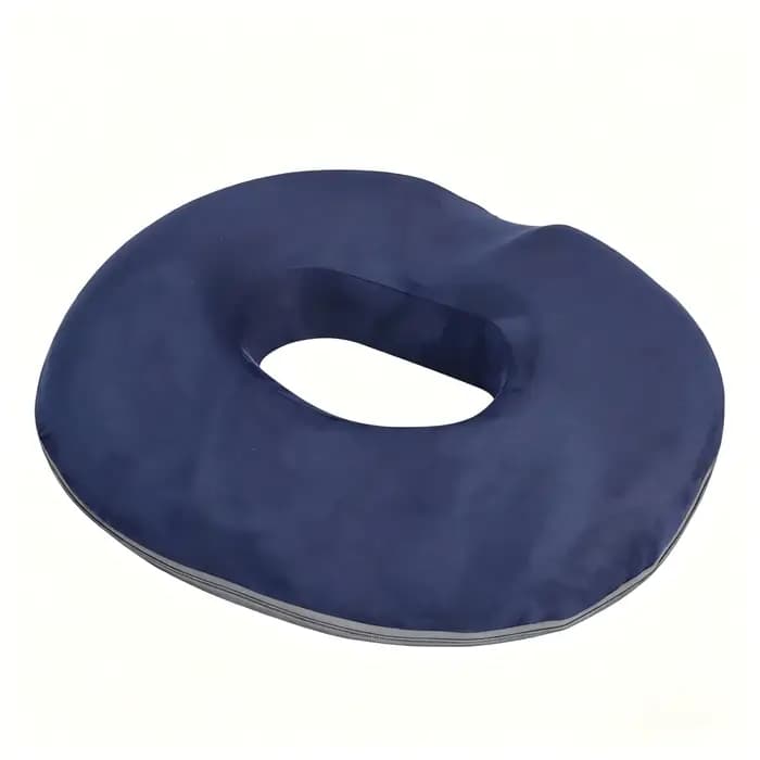Coussin orthopédique en mousse à mémoire de forme en forme de donut pour coccyx, hémorroïdes et gros