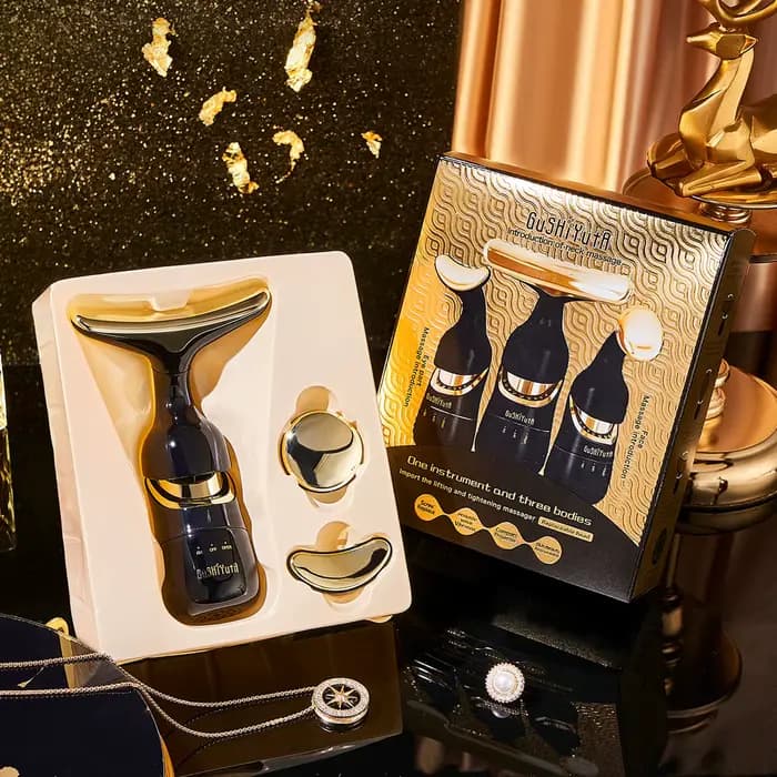 3 en 1 soins de la peau dispositif de levage raffermissant du visage cou Massage des yeux du visage