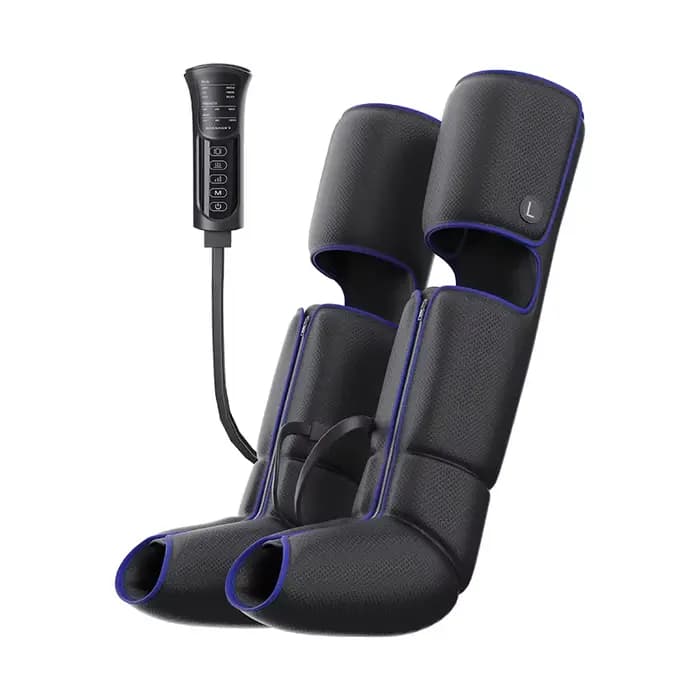 Bottes de massage à compression d'air pour soulager la fatigue des jambes, bottes pneumatiques avec
