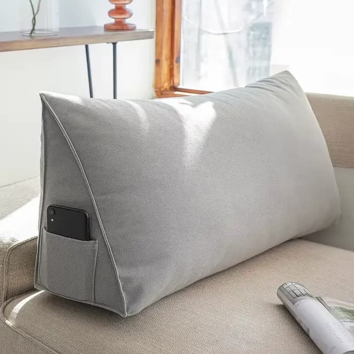 Bureau canapé chevet dos coussin chaise longue TVReading coussin lombaire confort doux lit repos Tri