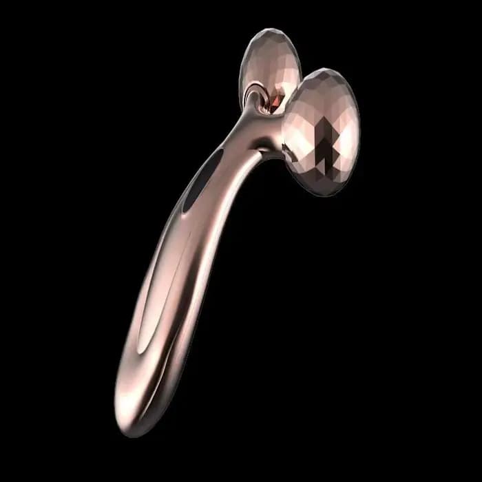 【Xia2】Masseur à double rouleau 3D avec effet liftant et raffermissant pour le visage, pour les soins
