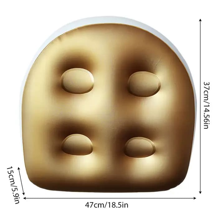 Siège d'appoint gonflable rempli d'eau pour les touristes, coussin de spa, coussin de bain à remous,