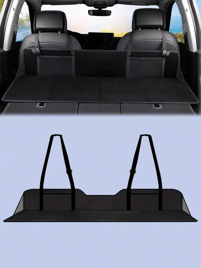 1 extension de lit de voiture – Idéal pour le camping, les voyages sur route et les voyages de nuit,