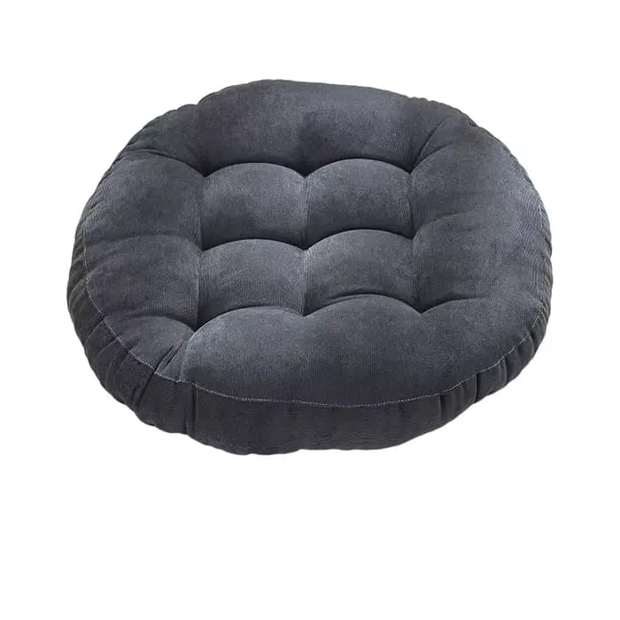 Coussin de sol rond touffeté pour adultes et enfants, oreiller de sol, grands coussins d'assise, opt