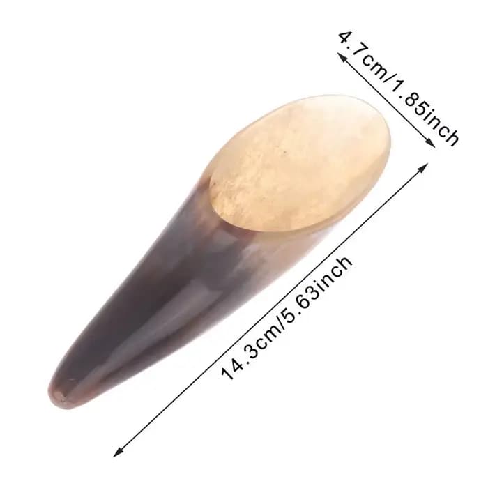 【HLS】【HB】Outil de massage Gua Sha en corne de buffle naturelle, sans stress, pour spa, planche de ra