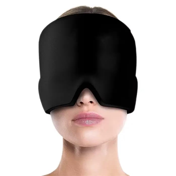 Gel glace maux de tête soulagement de la Migraine chapeau compresse froide thérapie casquette glace