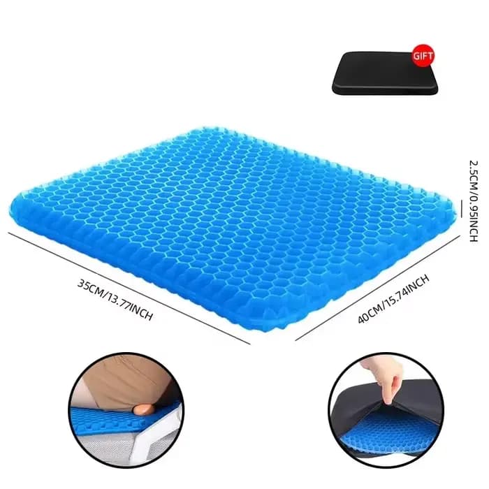 Coussin rafraîchissant en gel pour l'été, idéal pour les longues périodes assises sans fatigue, pour
