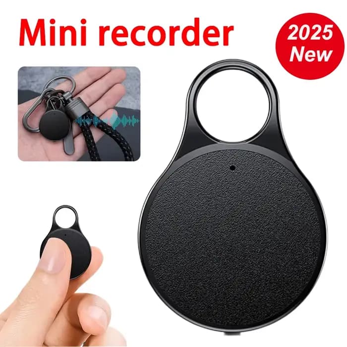 Mini enregistreur vocal 16 Go, appareil d'enregistrement numérique activé par la voix, dictaphone pr