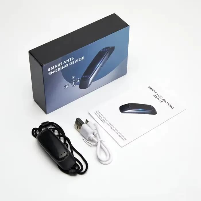 Dispositif anti-ronflement intelligent EMS à impulsions, portable et confortable, pour un sommeil ré