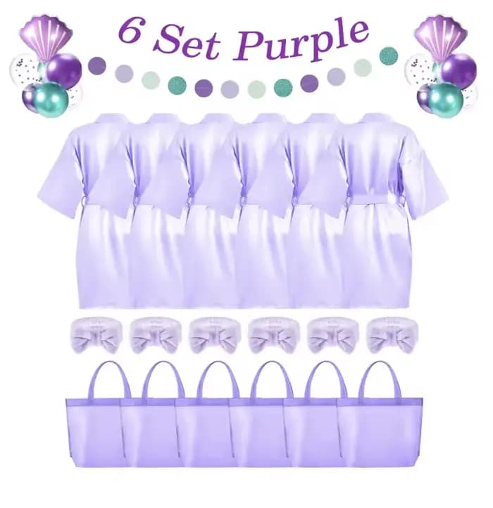 Robes de Spa Sirène pour Filles, Kimonos, Robes de Chambre, Fournitures et Cadeaux pour Fêtes d'Anni