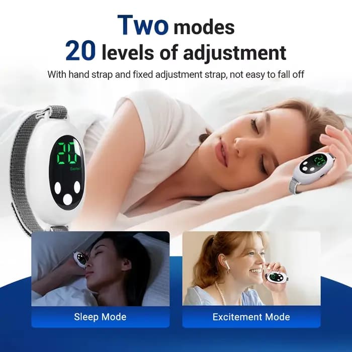 Appareil de sommeil intelligent 2 modes 20 niveaux d'intensité soulagement de l'anxiété neurologique