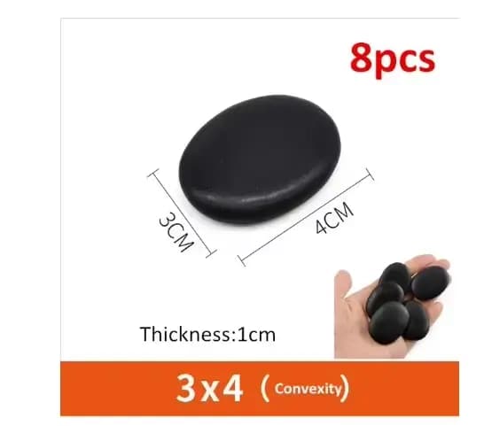 7x11 cm 9x7 cm 8x8 cm pierre chaude Massage pierres de lave énergie naturelle Massage Spa pierres en