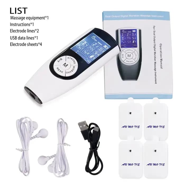 Masseur TENS, Acupuncture croisée, Moxibustion, stimulateur musculaire EMS pour soulager la douleur,