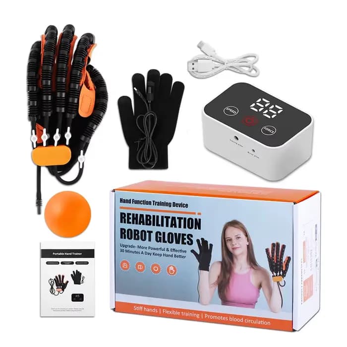 Dispositif de gants de Robot de rééducation de Massage de main gauche droite amélioré pour l'entraîn