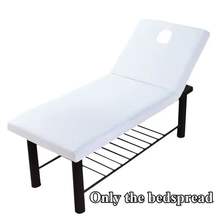 Juste de couette élastique pour table de massage, drap de lit de massage pour salon de beauté, trou