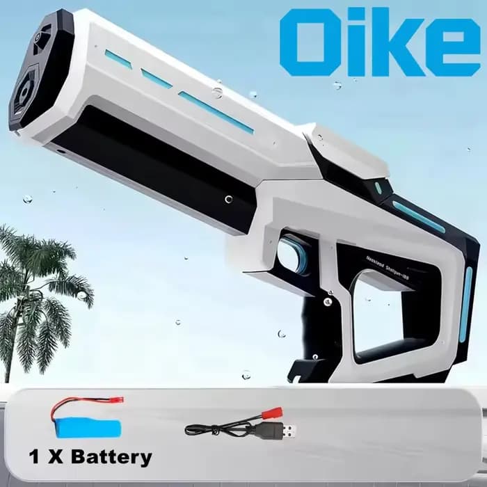 Pistolet à eau électrique pour adultes, puissant, à aspiration automatique, idéal pour l'été, la pla