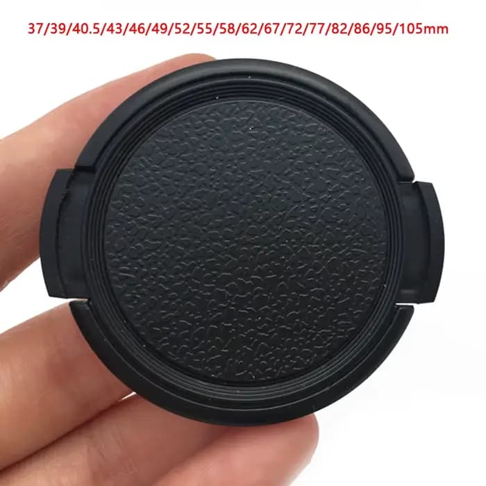 39 40.5 43 46 49 52 55 58 62 67 72 77 82 86 95 105mm capuchon d'objectif d'appareil photo couvercle