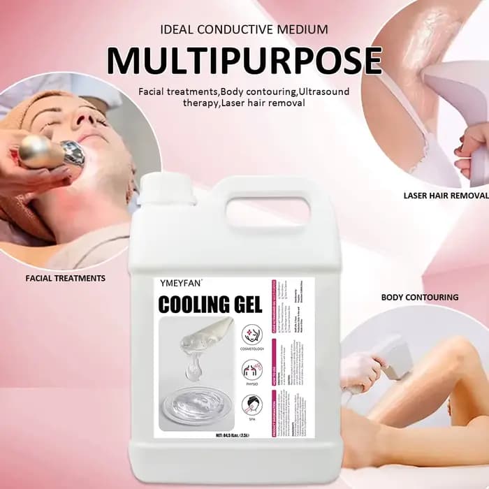 84.5oz Gel conducteur radiofréquence y Cavitacion Gel conducteur clair pour Machine à ultrasons visa