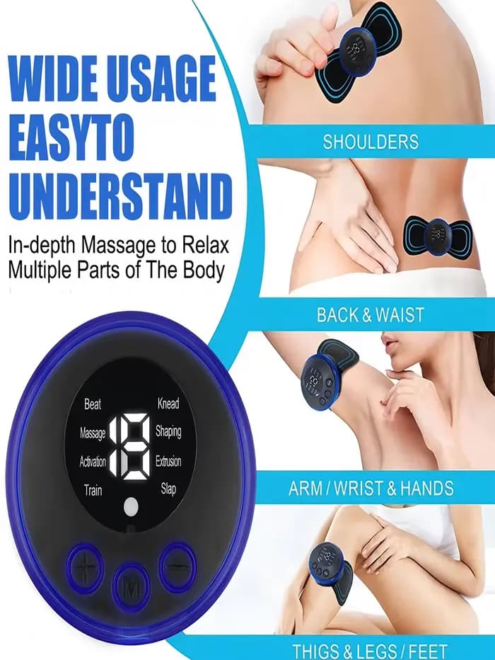 Mini masseur électrique Intelligent pour le cou, Patch de Massage Portable pour les épaules et le co