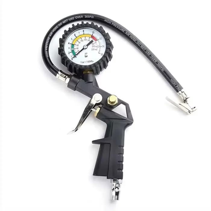 Manomètre de pression des pneus, pistolet de gonflage, compresseur d'air 220 PSI avec fonction de dé