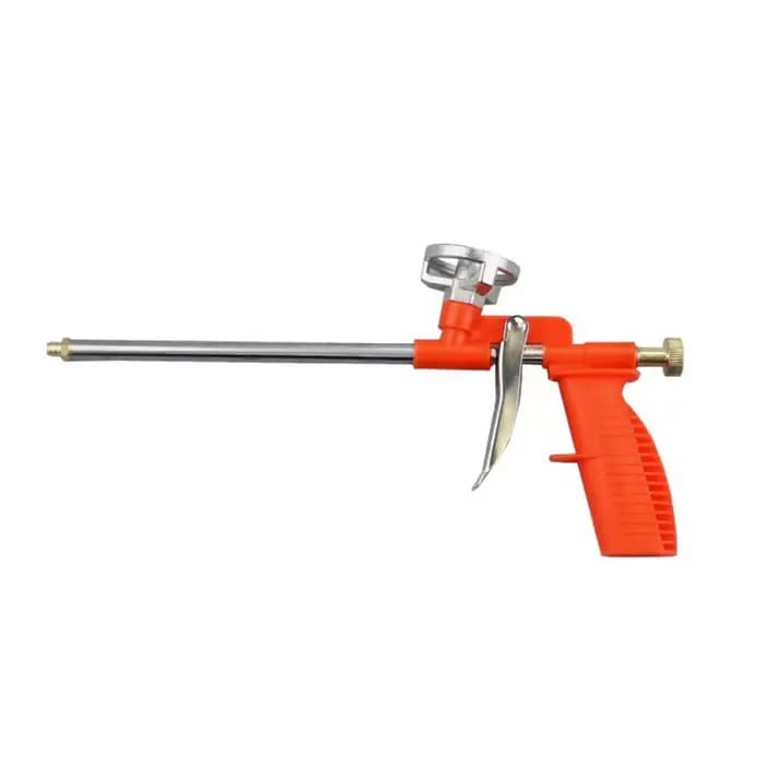 Pistolet à mousse polyuréthane métallique, pistolet à mastic expansif, pistolet à colle moussante po