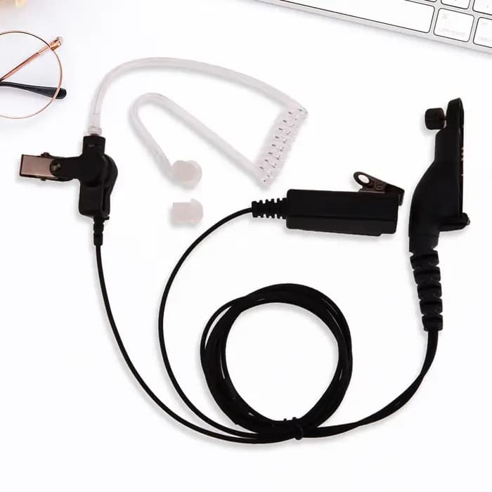 Écouteurs intra-auriculaires à tube acoustique, oreillette audio-visuelle professionnelle avec embou