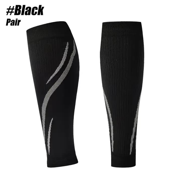 1 paire de manchons de Compression de mollet pour hommes et femmes (20-30 MmHg), chaussettes de Comp