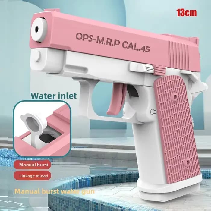 Pistolet à eau électrique rechargeable, pulvérisation automatique et manuelle, portée jusqu'à 32 pie