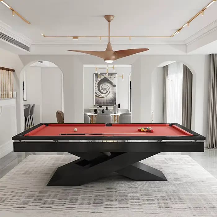 Table de billard professionnelle de luxe en bois de qualité tournoi 2025, 7, 8 et 9 pieds, avec ardo