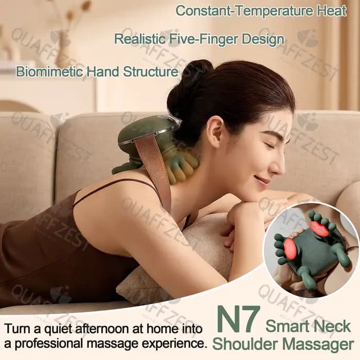 Masseur bionique sans fil pour les doigts, le cou et les épaules, Trapezius cervical, pétrissage, ch