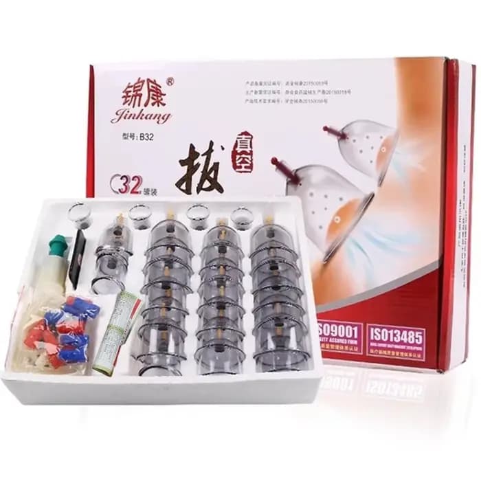 Ventouses de Massage sous vide, 32 pièces, Massage du dos, détox relaxé, thérapie Anti-Cellulite, ma