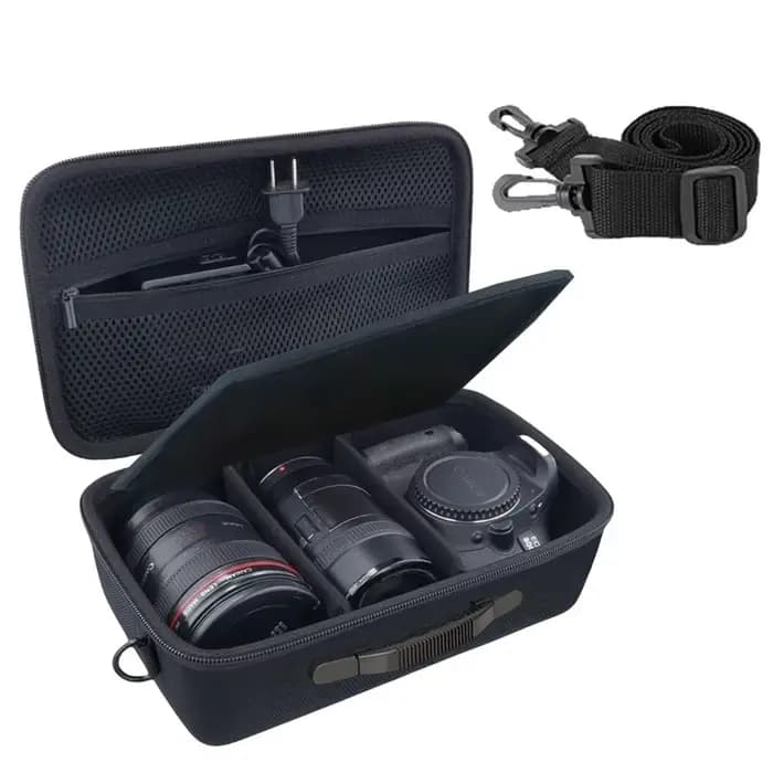 Étui pour appareil photo Canon EOS Rebel T7/T100/T6/R50/R100/R5/R7/R8/R6 Mark II/SL3 DSLR, boîte de