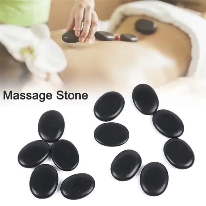 7 pièces pierres de beauté Massage Spa roche basalte pierre lave énergie naturelle pierre de Massage