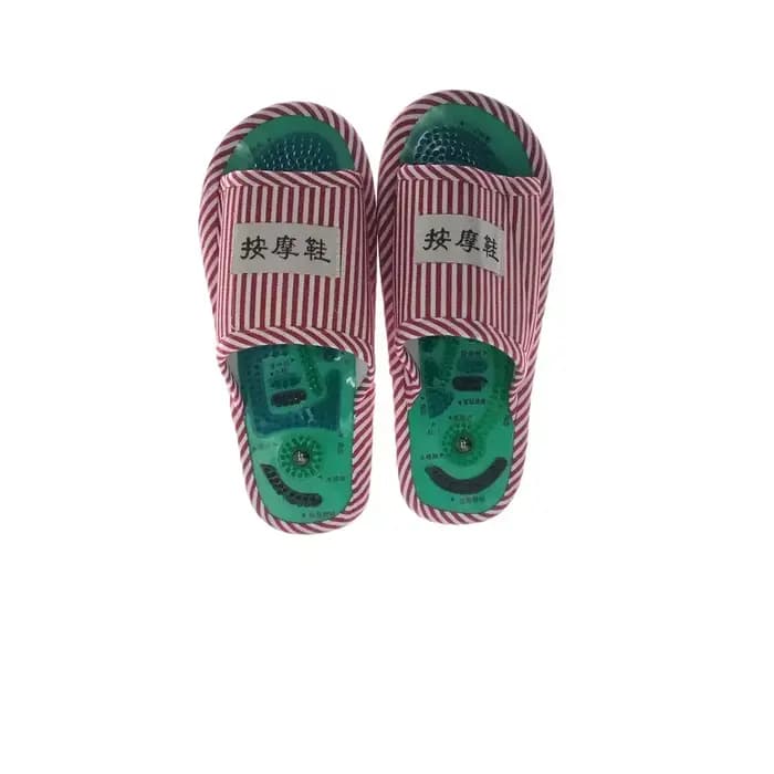 Pantoufles d'acupuncture pour massage des pieds, chaussures de santé, sandales magnétiques
