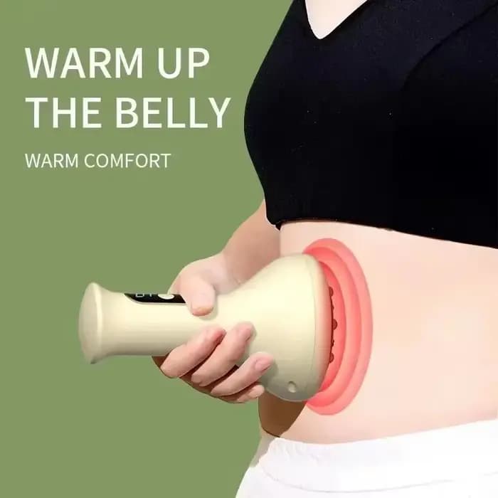 Masseur Abdominal portatif Rechargeable par USB avec une intensité réglable de ventouses Guasha pour