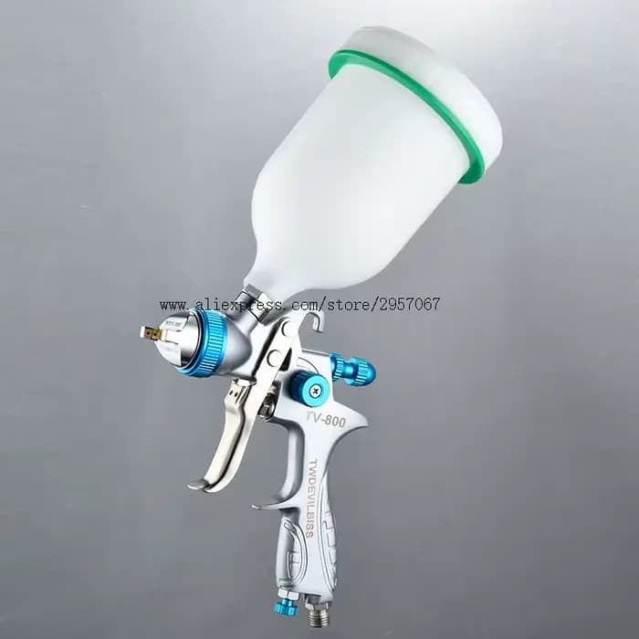 HVLP pistolet à peinture en aérosol pistolet de peinture de voiture alimentation par gravité désinfe