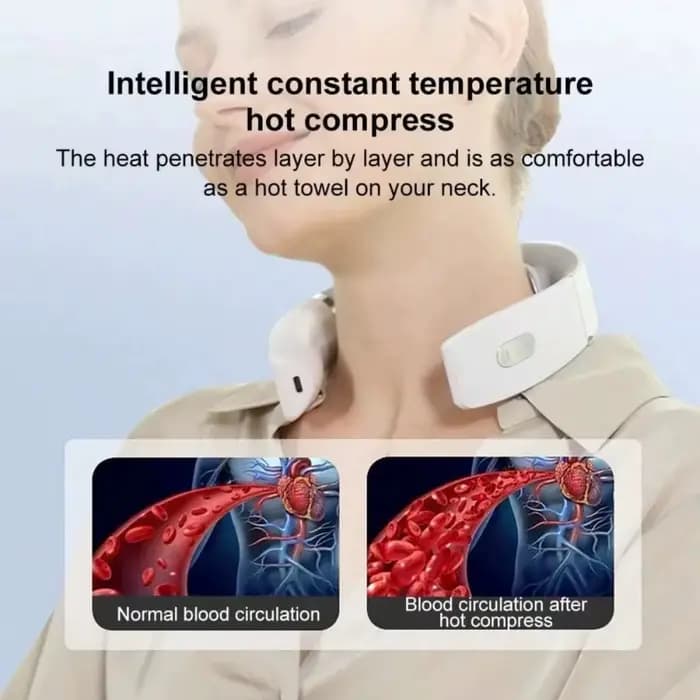 Masseur Cervical domestique Portable, Mini masseur de cou et d'épaule, Massage profond du cou, relax