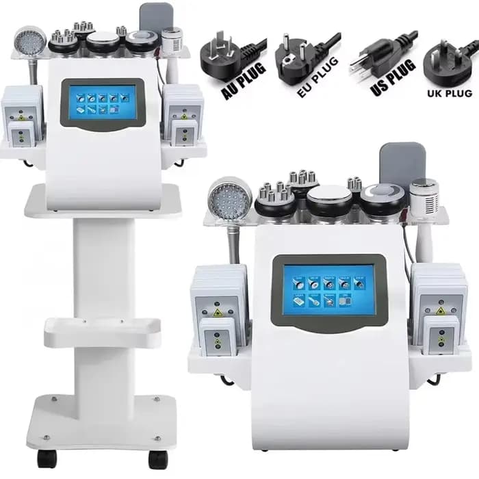 2026 Appareil 6 et 9 en 1 Cavi Lipo RF 40K, Dispositif Cavitation Ultrasonique Laser sous Vide pour