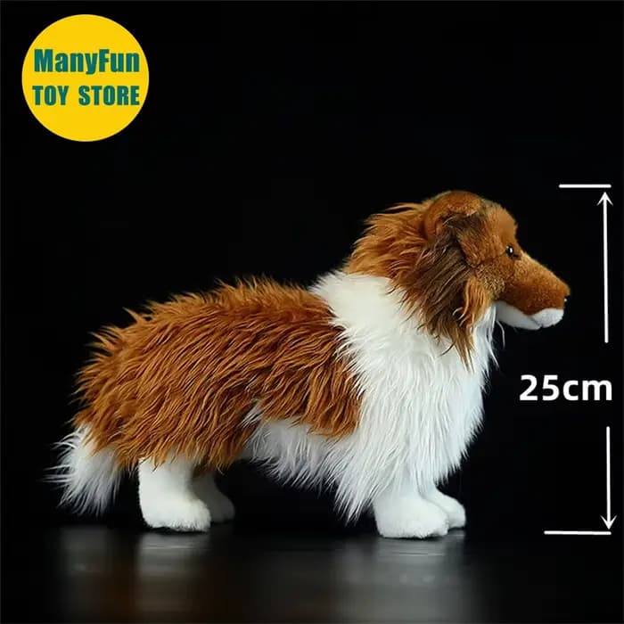 Merle Border Collie Peluche haute fidélité Merle Collie Peluche mouton chien Peluche réaliste animau