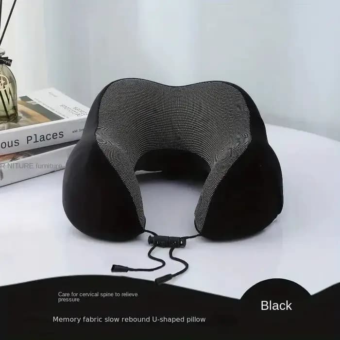 Oreiller de voyage doux en forme de U, soins de santé, mousse à mémoire de forme, oreiller cervical
