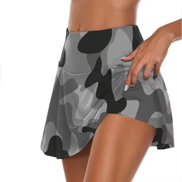 Jupes de sport solides pour femmes, jupe de tennis pour femmes, jupe de course active, jupe athlétiq
