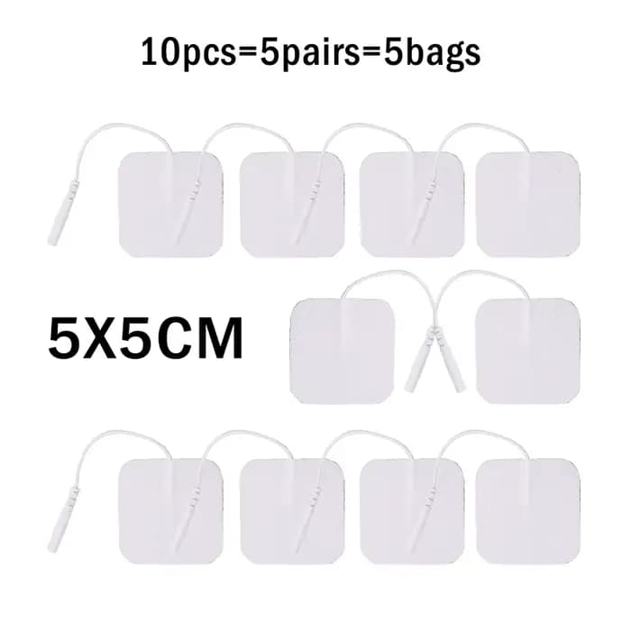 20/10 pièces de coussinets d'électrodes EMS pour stimulateur musculaire, compatibles avec les appare