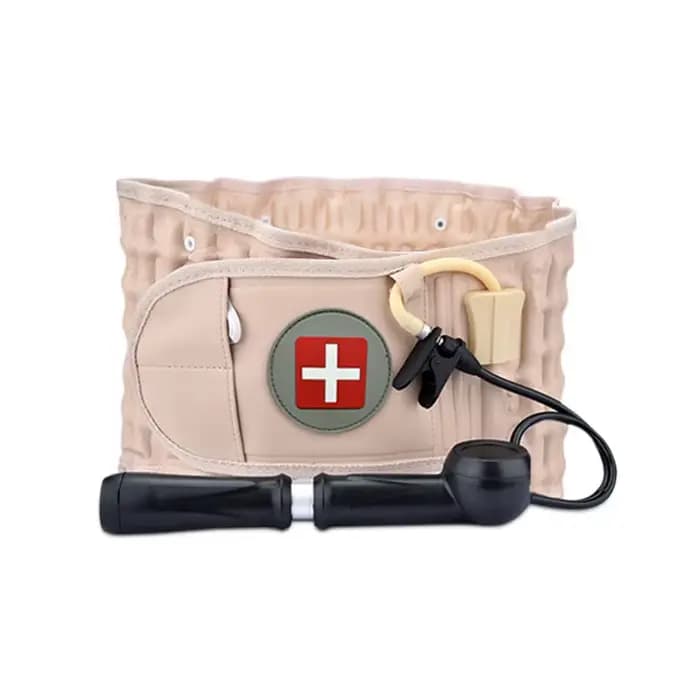 Ceinture de Traction lombaire gonflable réglable, attelle de décompression d'air unisexe pour adulte
