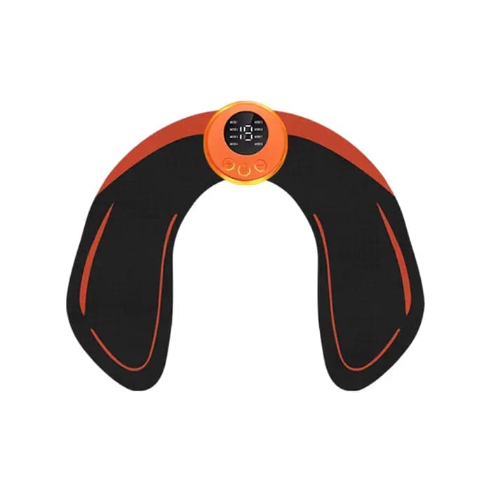Ceinture de stimulation musculaire EMS pour abdominaux avec entraîneur de taille - Électrique, recha