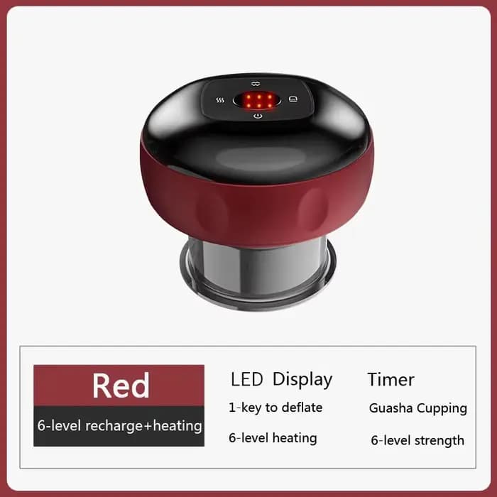 Ventouses corporelles grattage masseur électrique intelligent ventouses sous vide chauffage ventouse