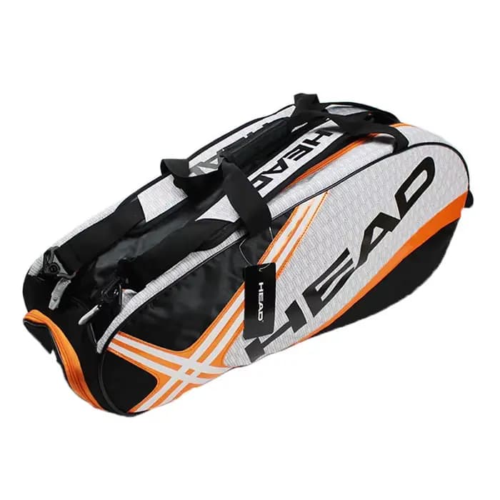 Sac à dos pour raquettes de tennis HEAD, grande capacité pour raquettes de 3 à 6 pièces, sac de spor
