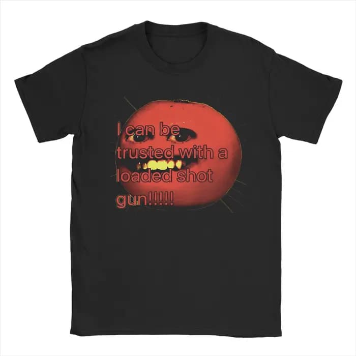 Drôle ennuyeux Orange Jersey T-Shirt pour hommes nouveauté pur coton t-shirts col rond à manches cou
