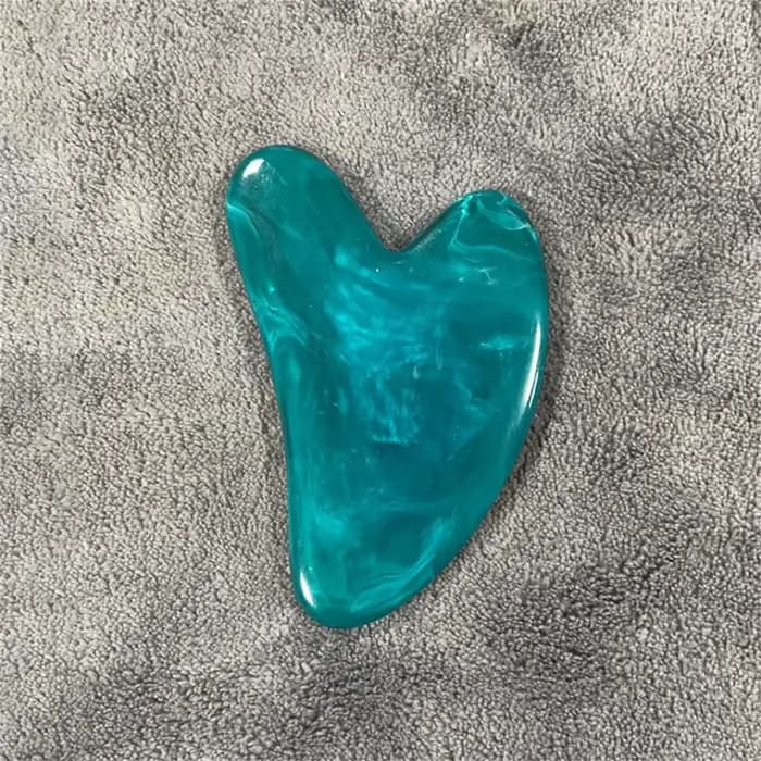 Résine naturelle Gua Sha grattage Massage grattoir visage Gua Sha SPA cou masseur femmes Portable vi