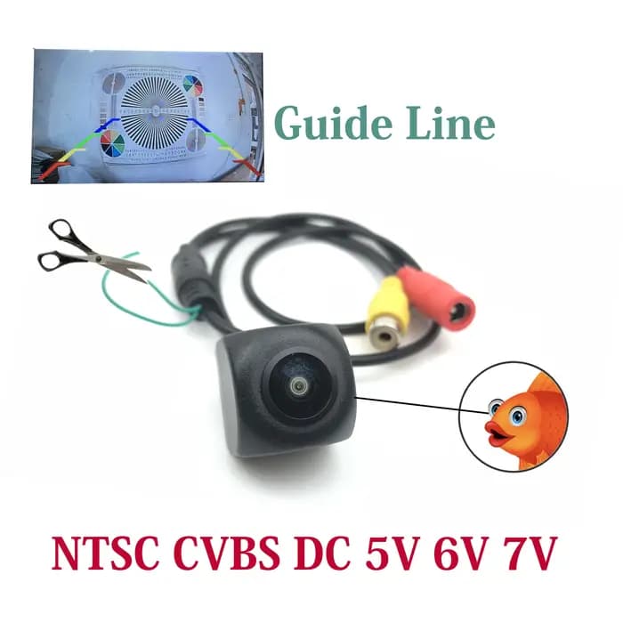VKAUTO-Caméra de voiture 5V 6 Volt 6 V NTSC pour bricolage CCD HD vision nocturne, pour kia, hyundai